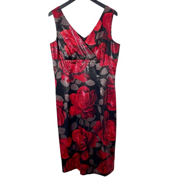 Vintage La Belle Babydoll Slip Dress Dark Romantic Rose Whimsygoth Y2K 90s USA - Picture 10 of 11